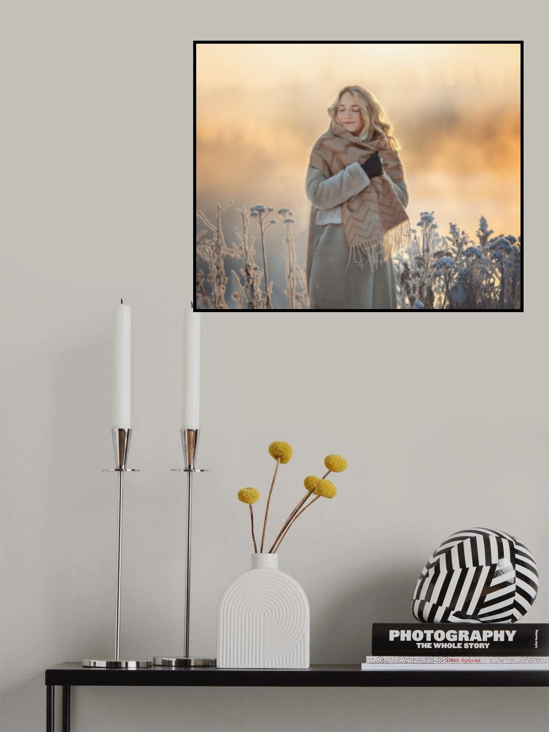 watercolor winter Poster och Canvastavla
