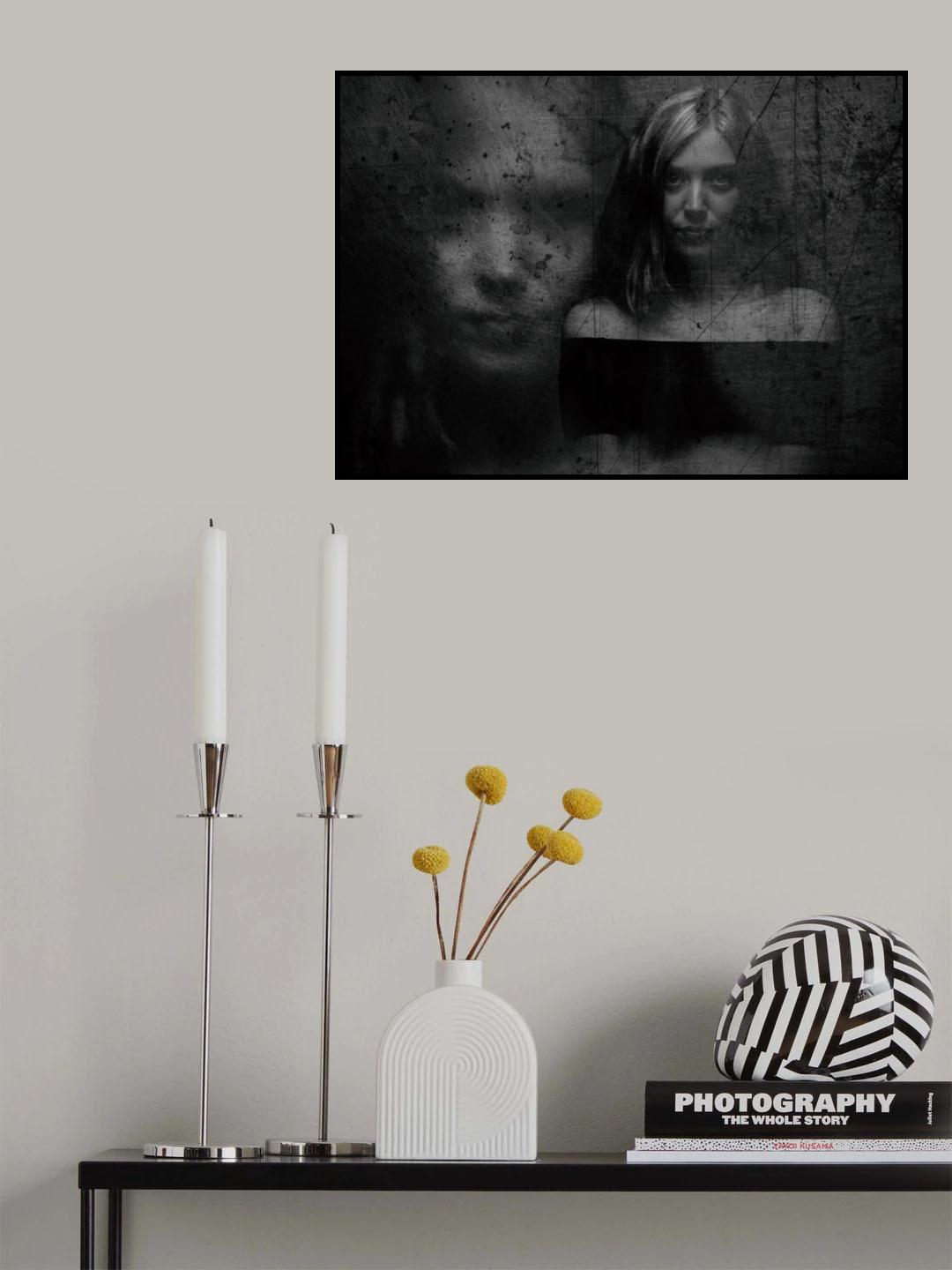 Lady Darkness Poster och Canvastavla