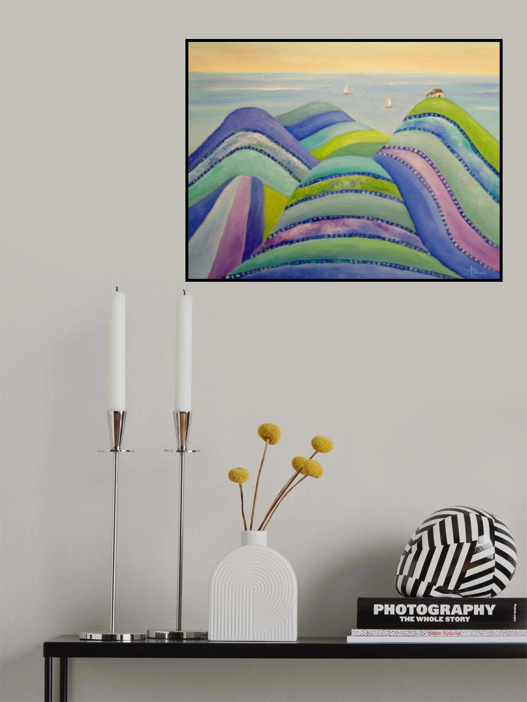 Sapphire Hills Poster och Canvastavla