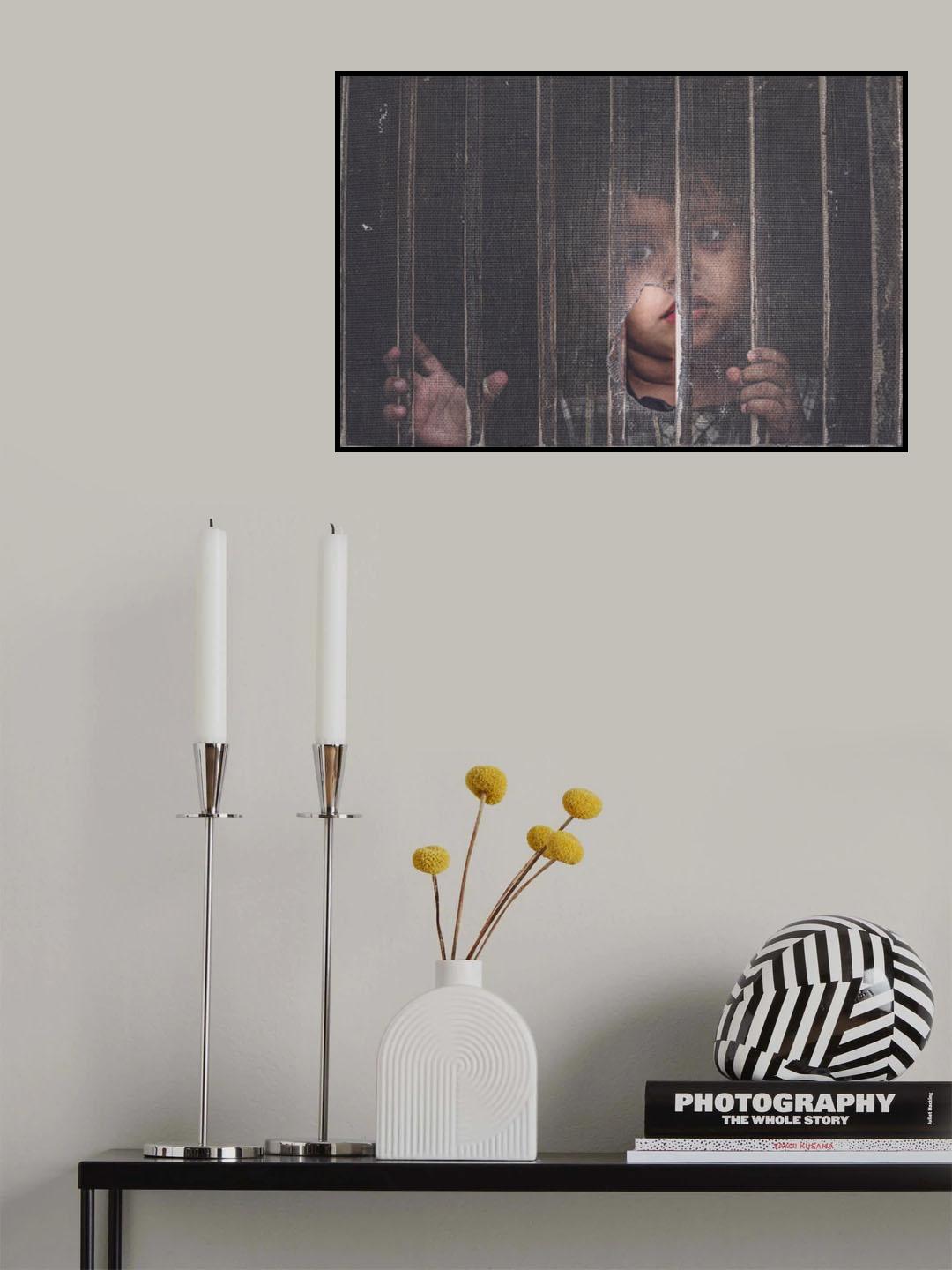 Eyes behind the windows Poster och Canvastavla
