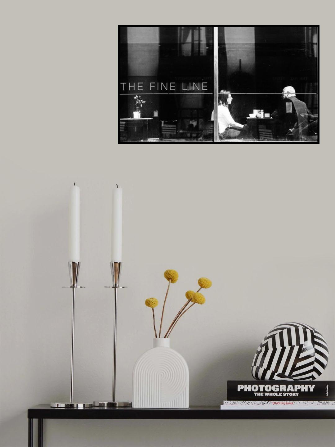 The fine line Poster och Canvastavla