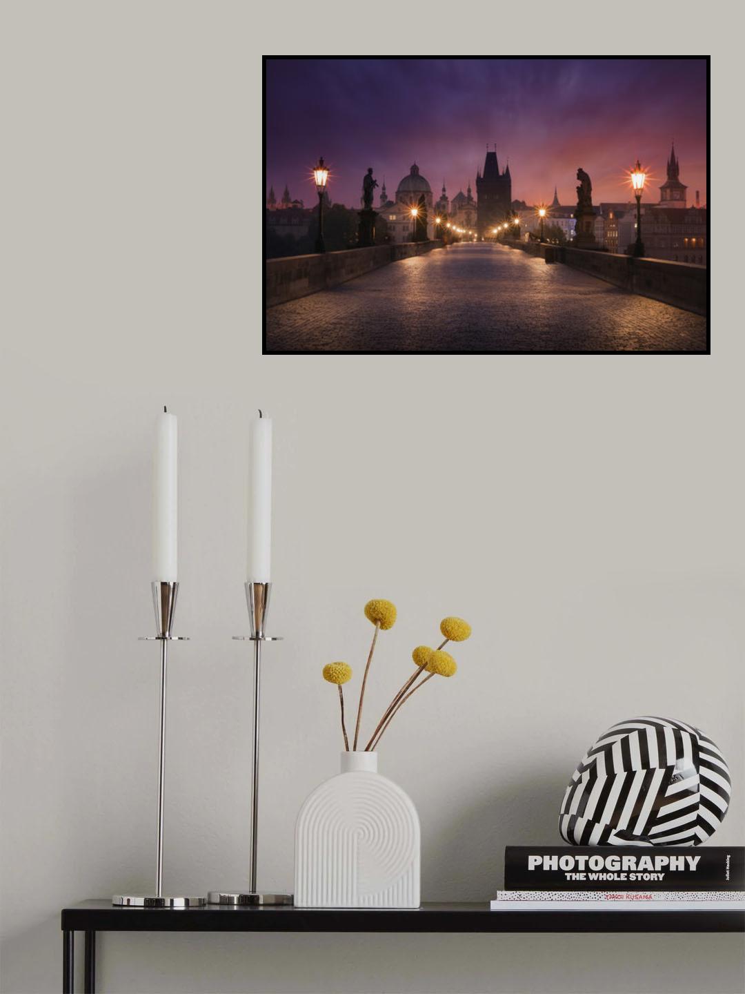 Saint Charles bridge, Prague Poster och Canvastavla