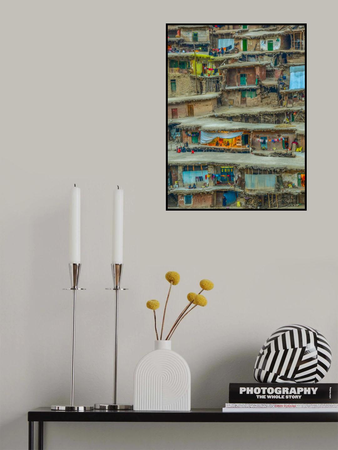 The old village Poster och Canvastavla