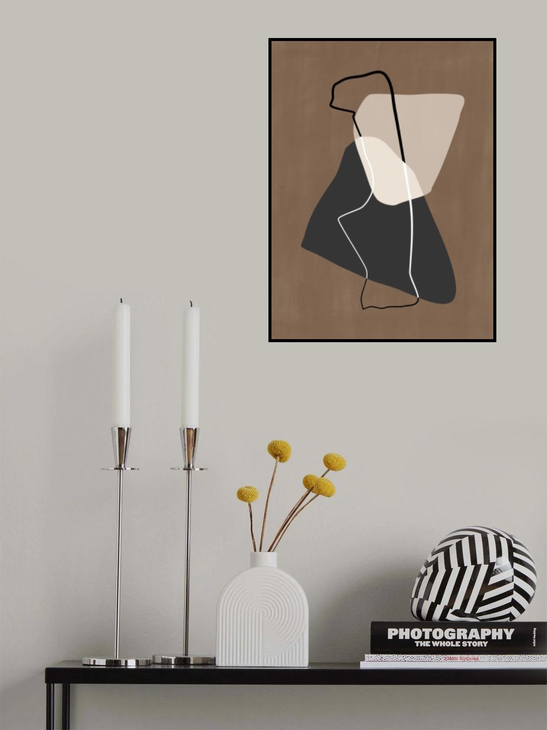 3x4 Aspectratioabstract79 Poster och Canvastavla