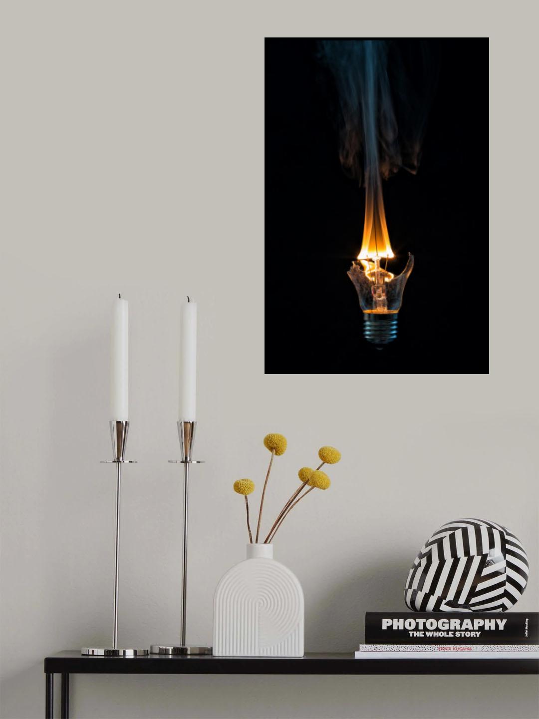 Glowing tungsten Poster och Canvastavla