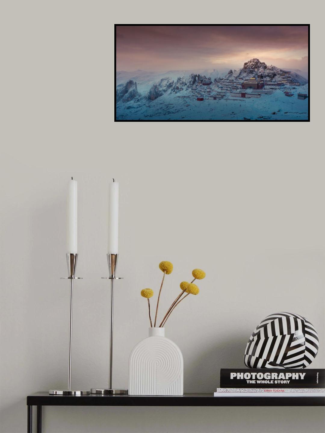 Tibetan temple 《缥缈古刹》 Poster och Canvastavla