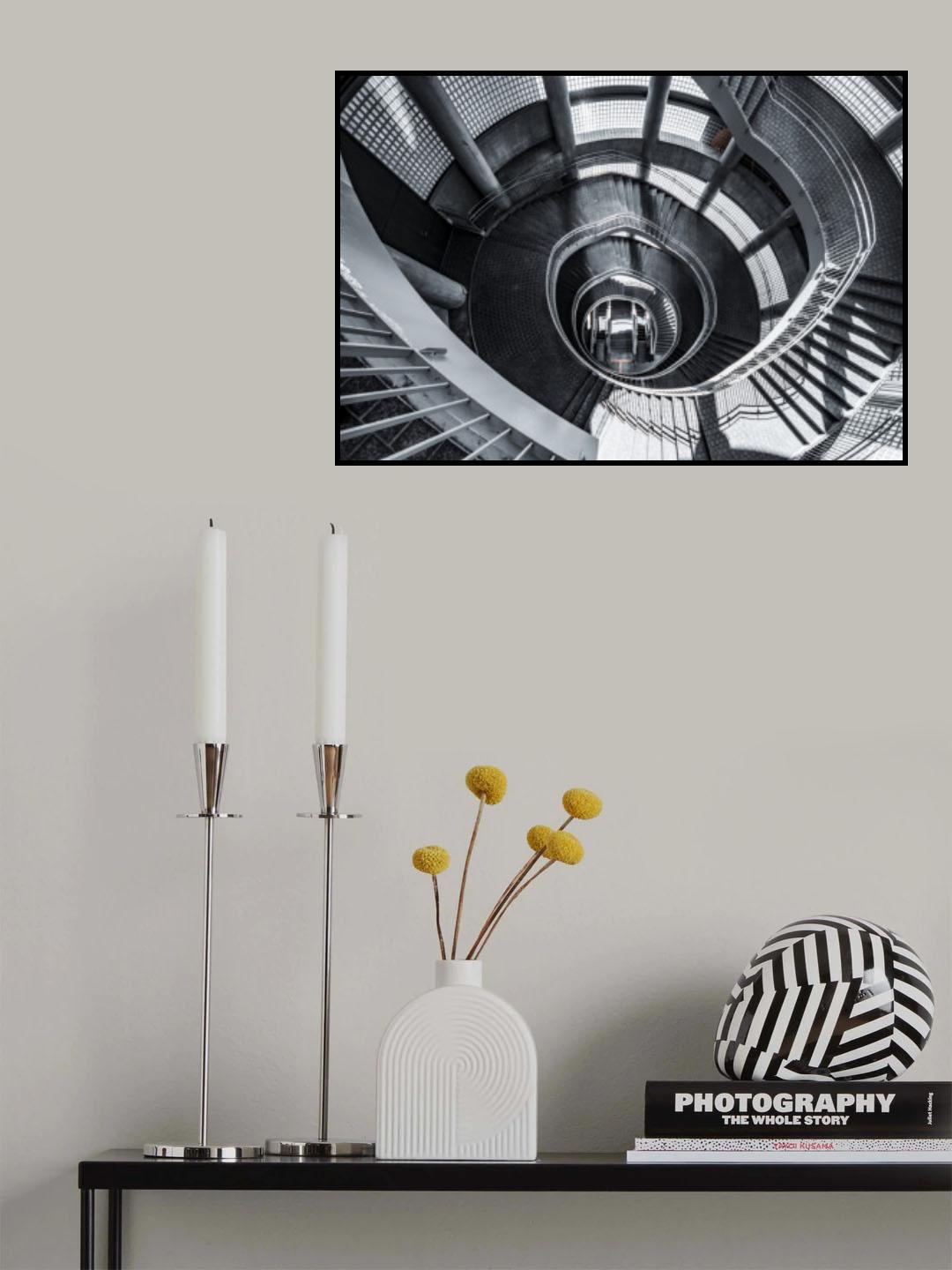 go downstairs Poster och Canvastavla