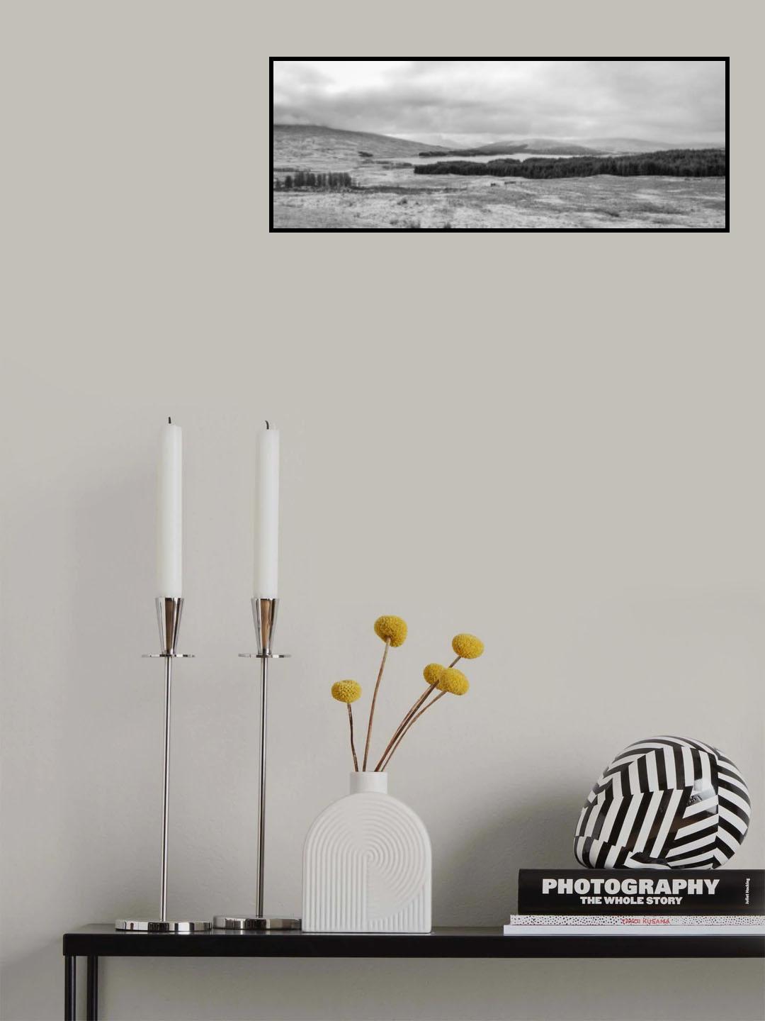Panoramic View Of The Scottish Highlands Poster och Canvastavla