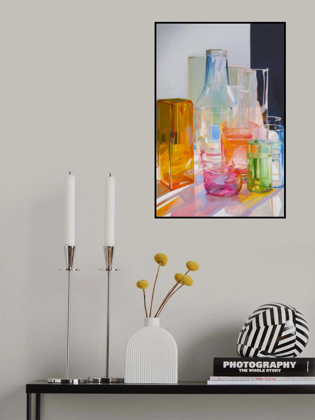 Neon Still Life No 1 Poster och Canvastavla