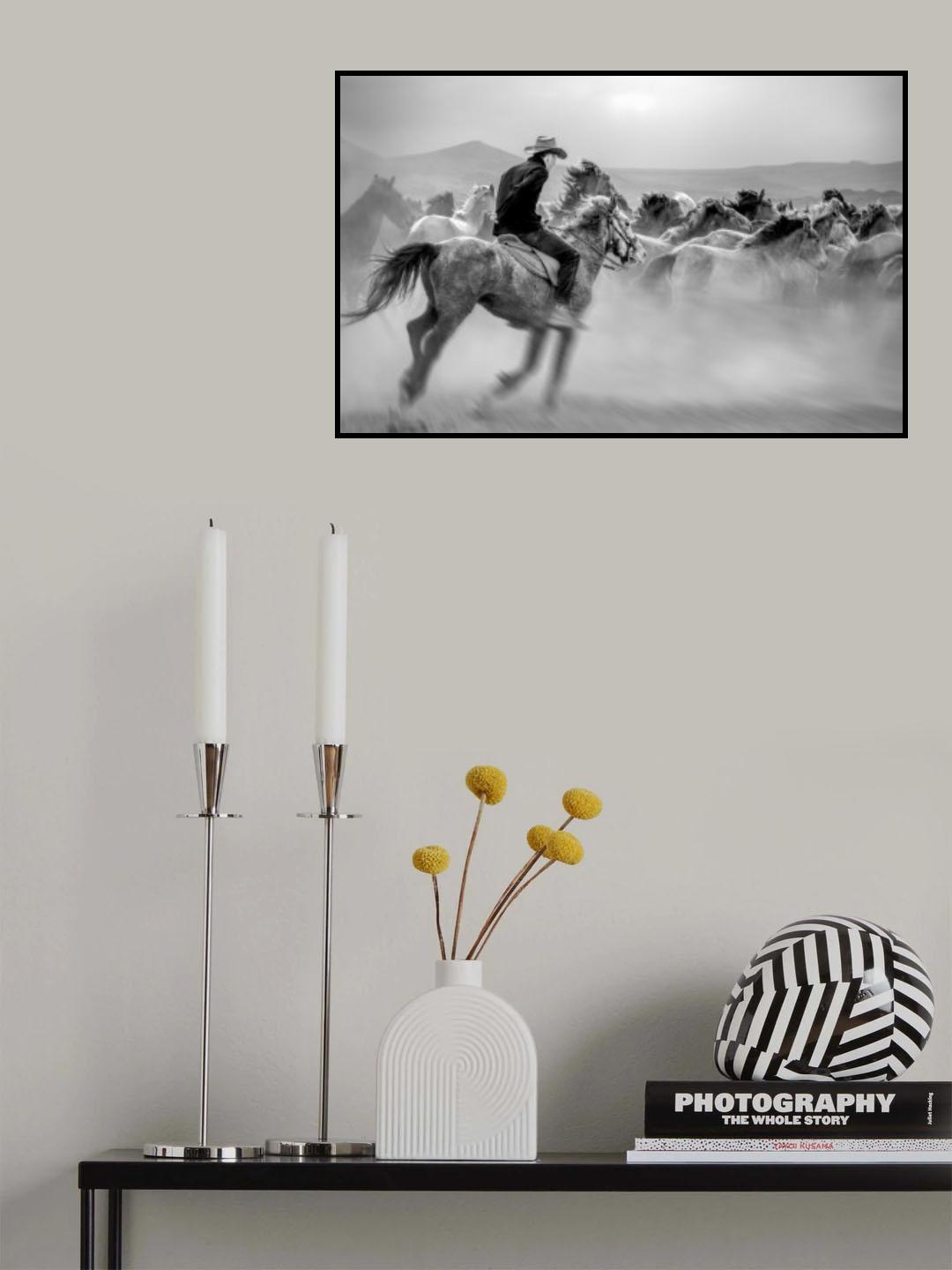 Yabani atlar (aka Yılkı Atları) Poster och Canvastavla