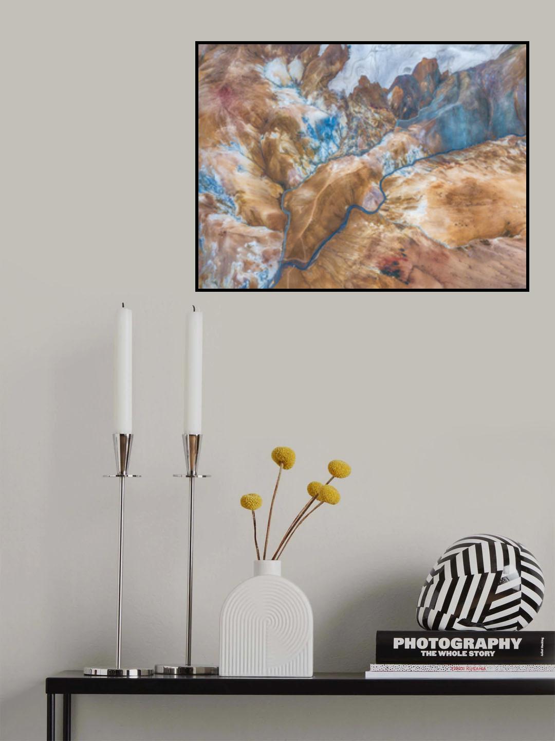 Over the land of ice and fire Poster och Canvastavla