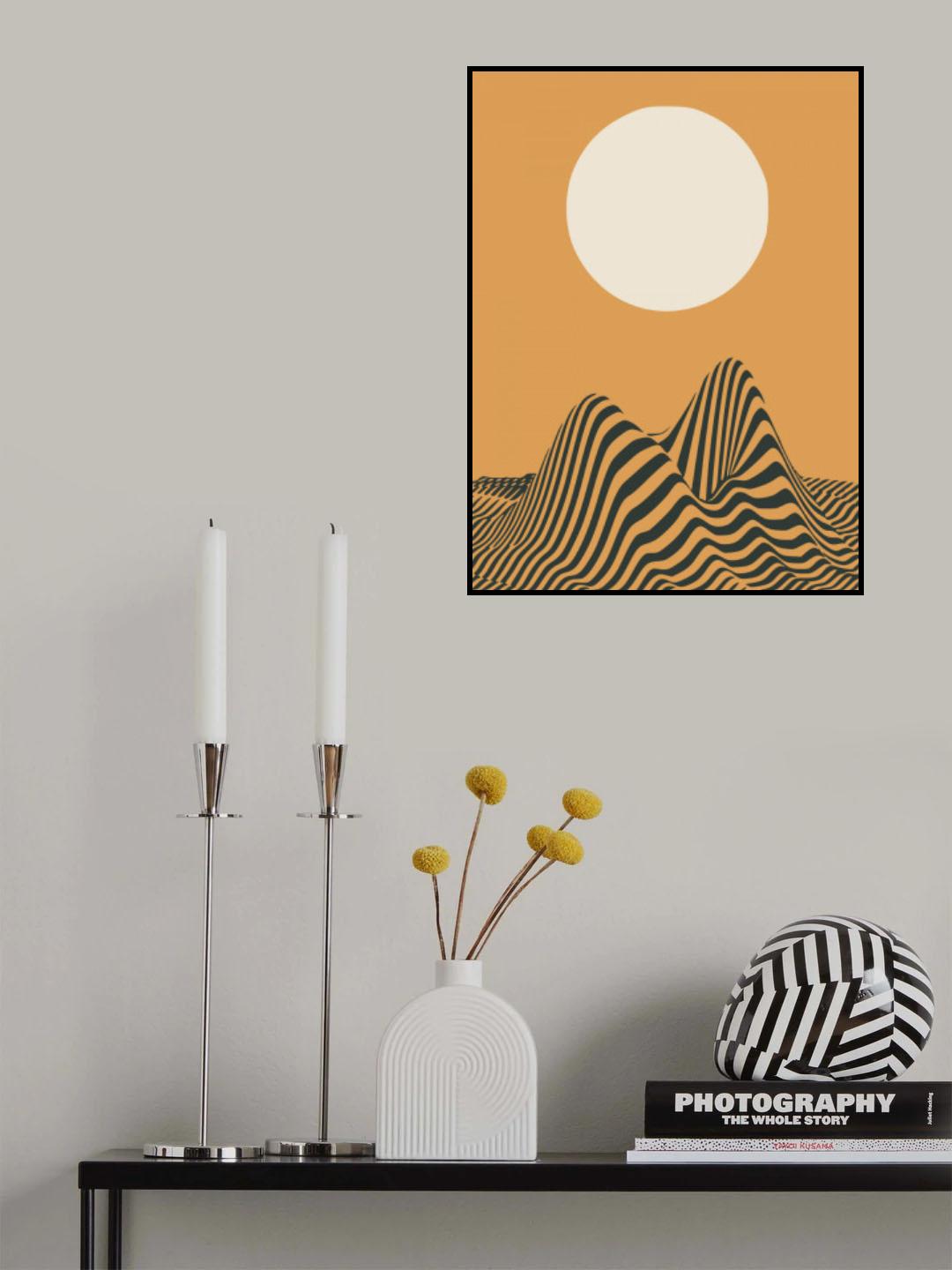 Desert Sand Wave Poster och Canvastavla