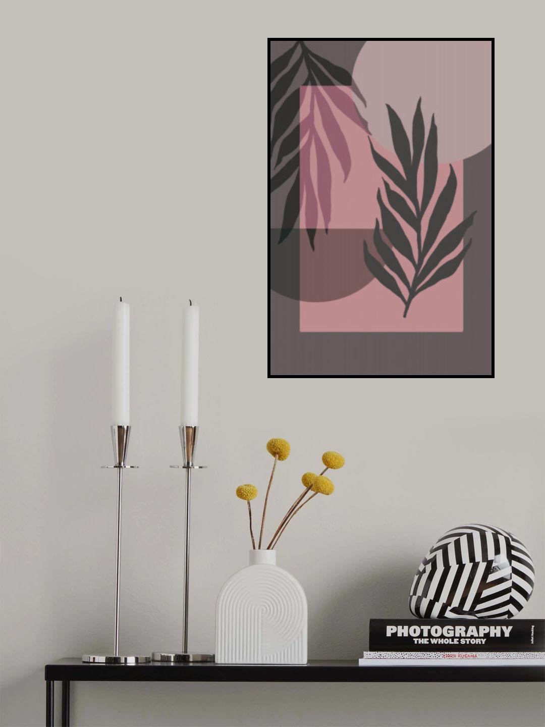 Natures Meets Geometry 1 2 Poster och Canvastavla