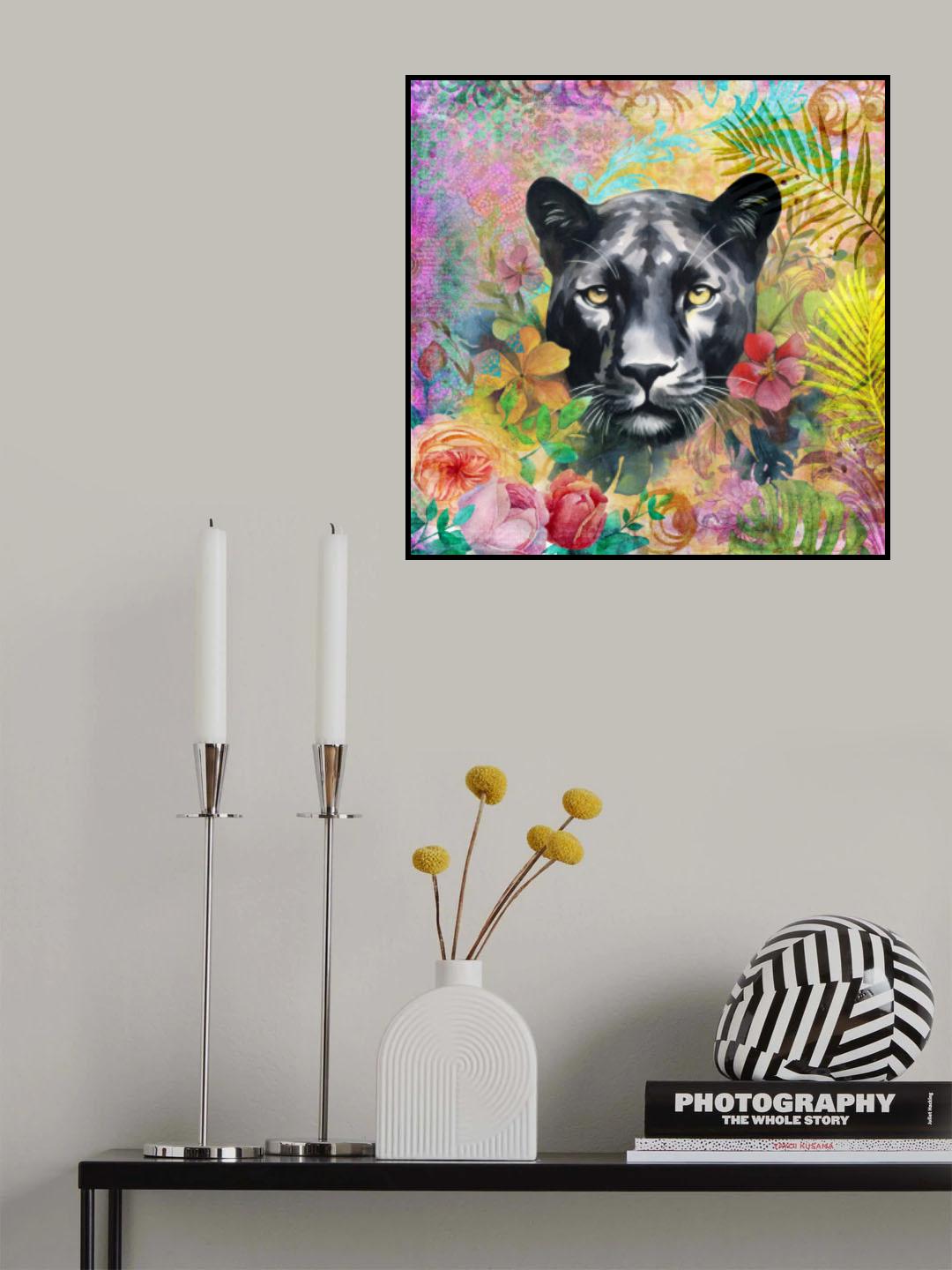 Cheetah Tropical Garden 3 Poster och Canvastavla