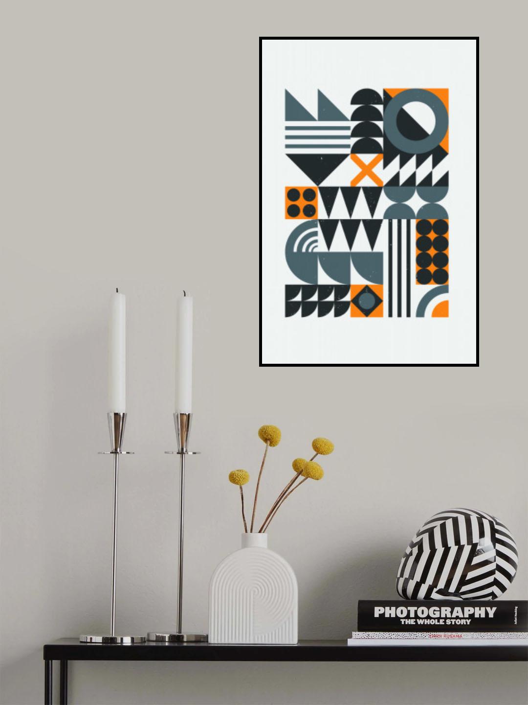 Vibrant Bauhaus Collection #1 Poster och Canvastavla