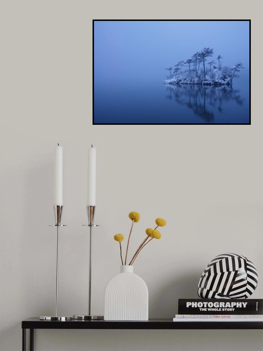 Snowy morning Poster och Canvastavla
