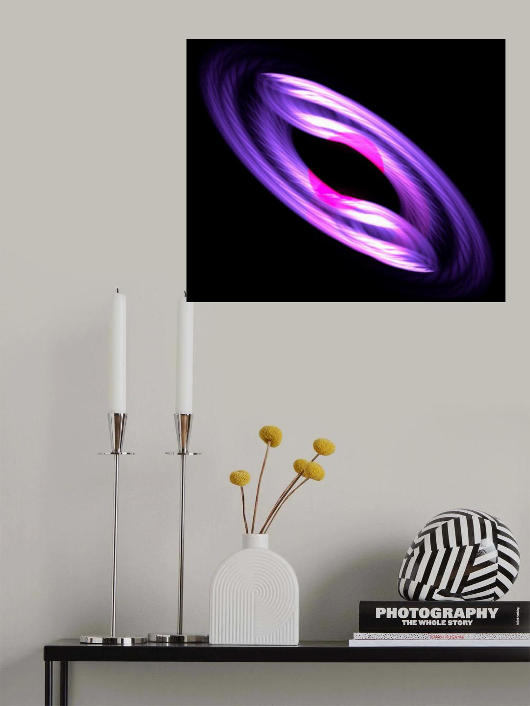 Galactic Kiss Poster och Canvastavla