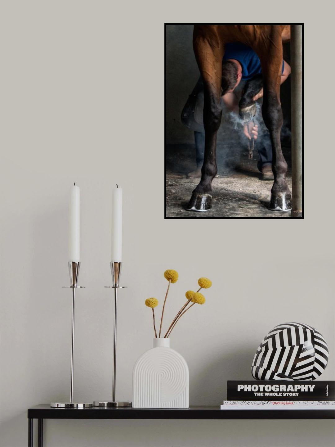 Fitting the Horseshoe Poster och Canvastavla