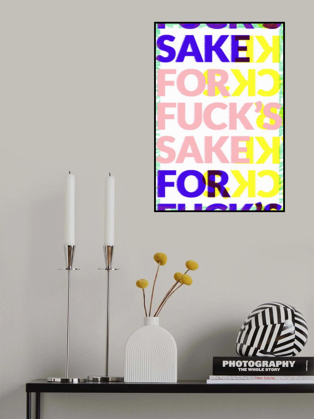 For Fucks Sake Poster och Canvastavla