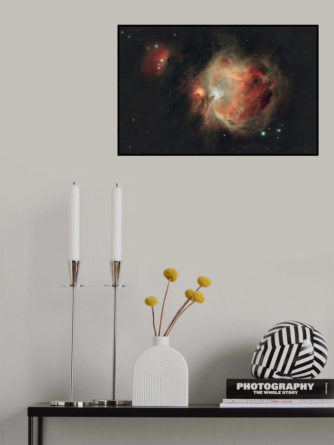 Orion nebula M42 Poster och Canvastavla