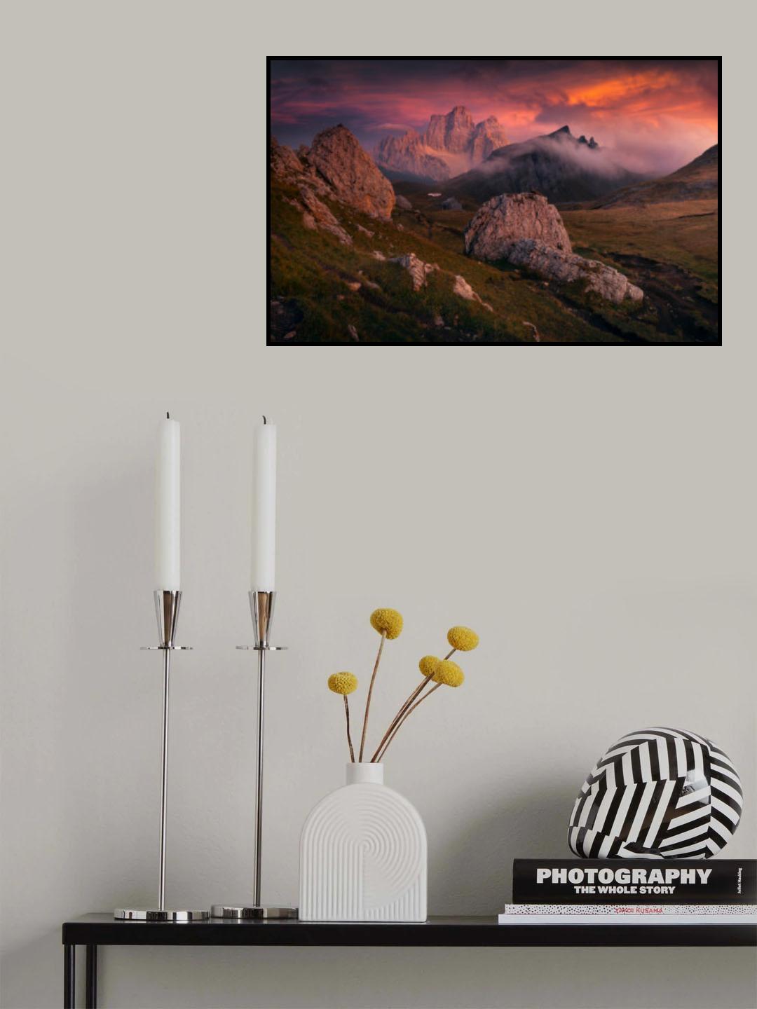 Monte Pelmo Poster och Canvastavla