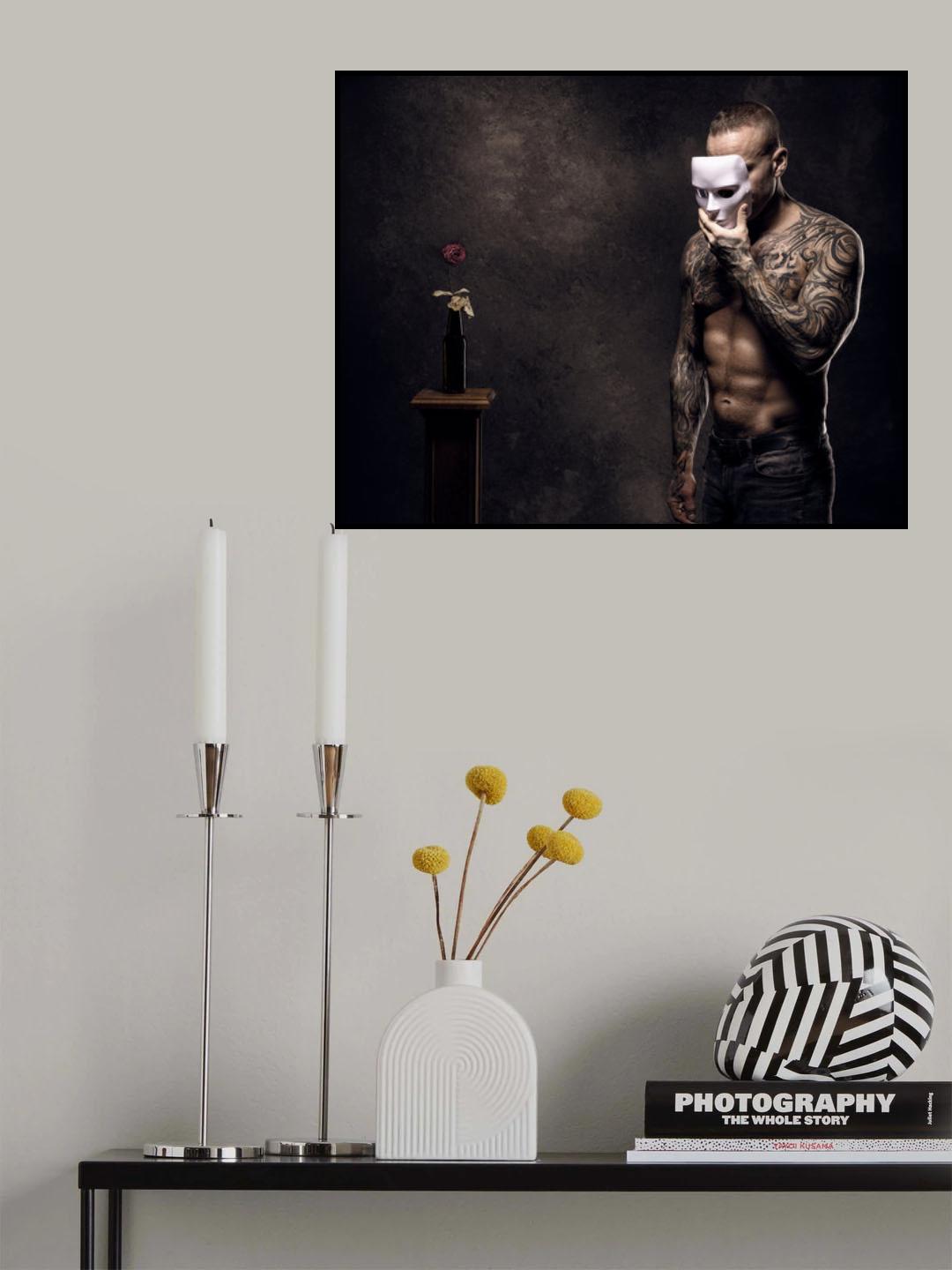The Man and The Rose Poster och Canvastavla