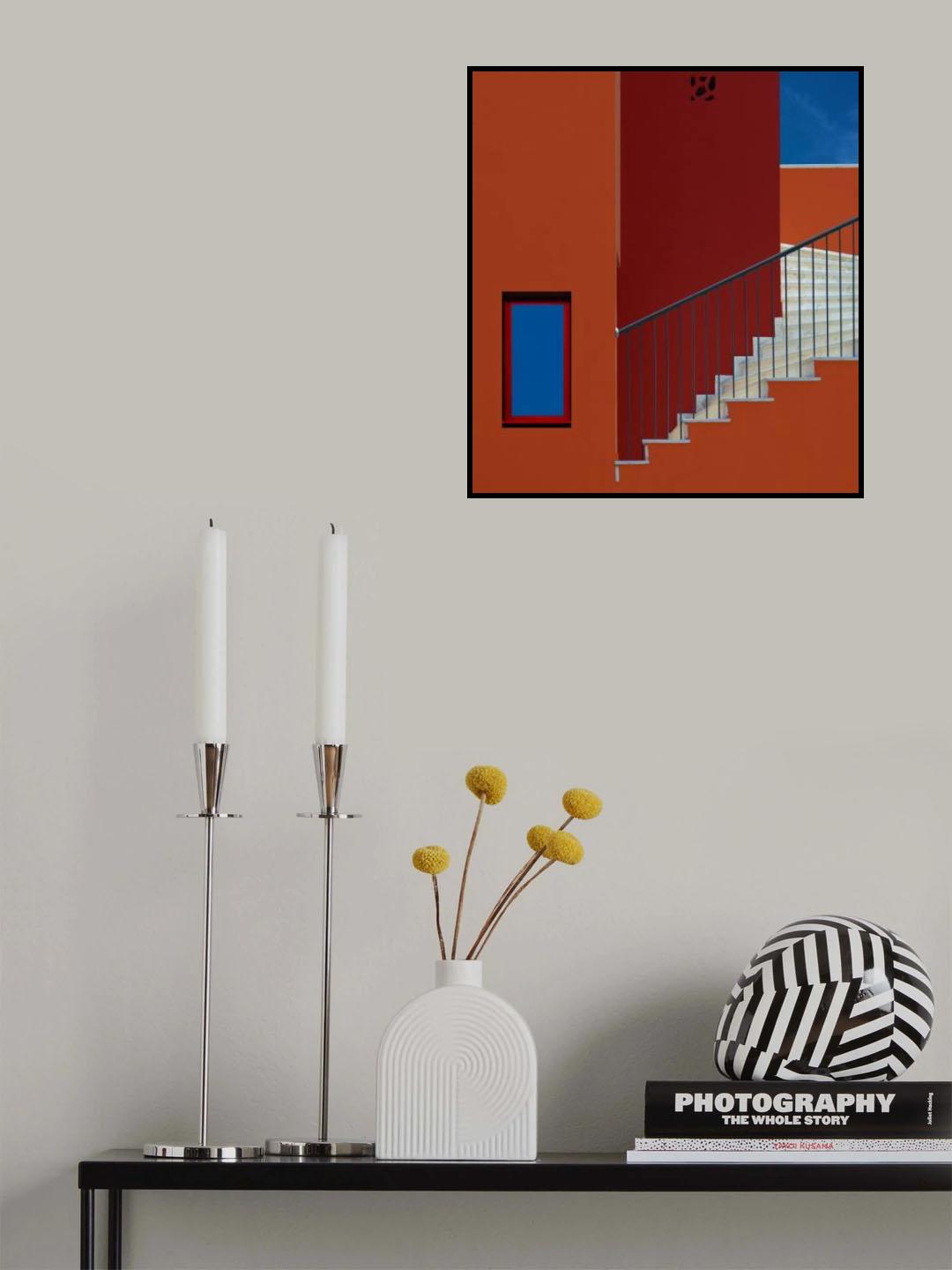 The stairs - Jaffa Poster och Canvastavla