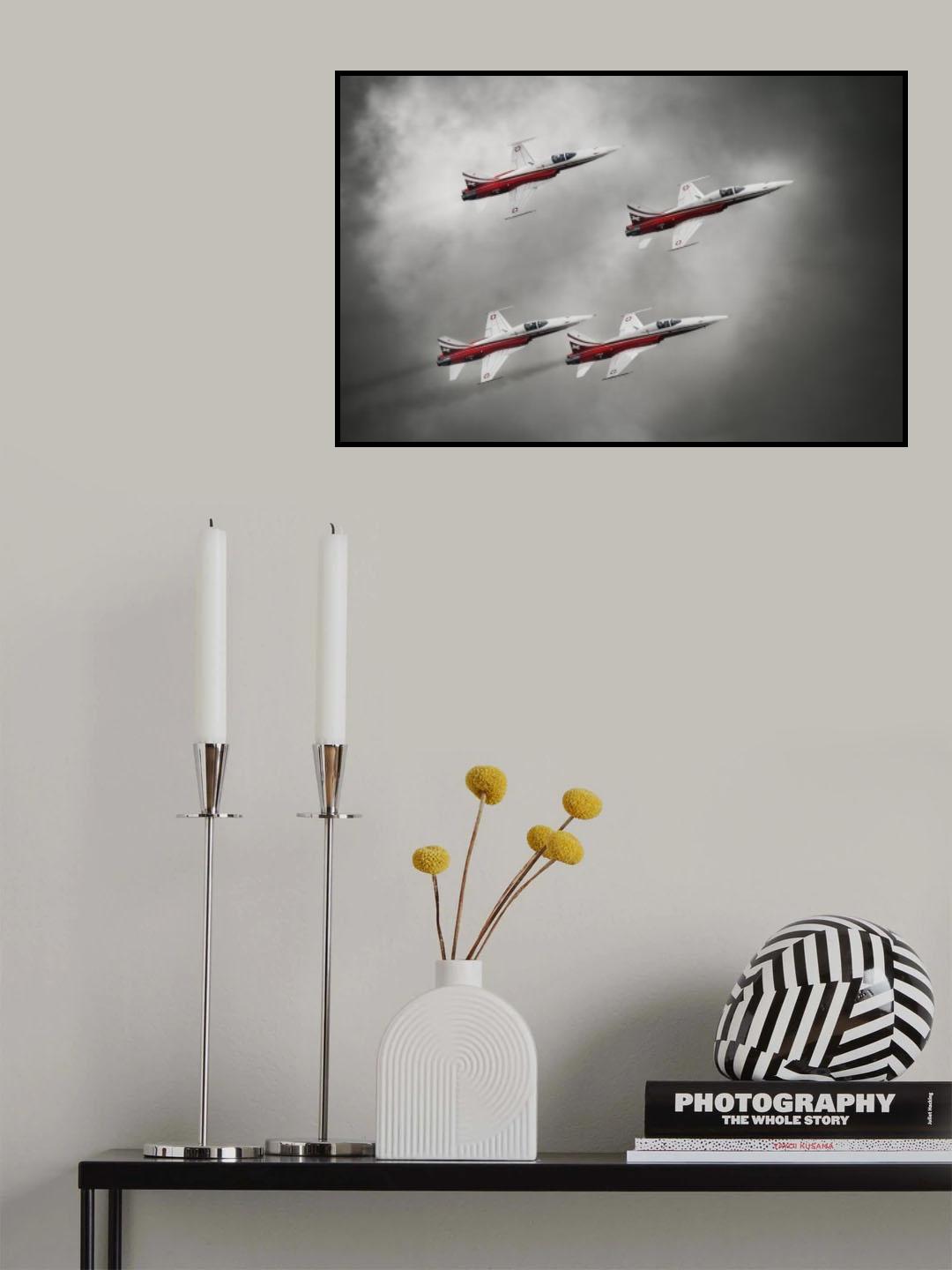 Patrouille Suisse Poster och Canvastavla