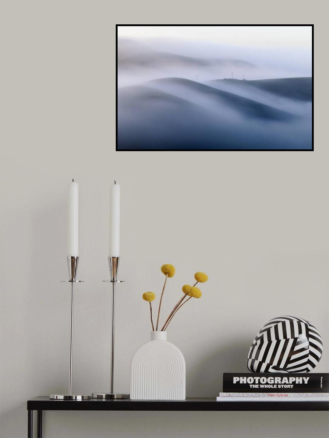 A Foggy Winter Morning Poster och Canvastavla