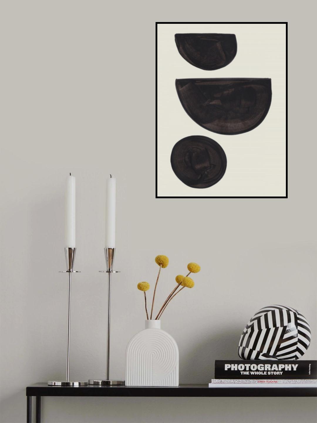 Ink Motif 51 Poster och Canvastavla