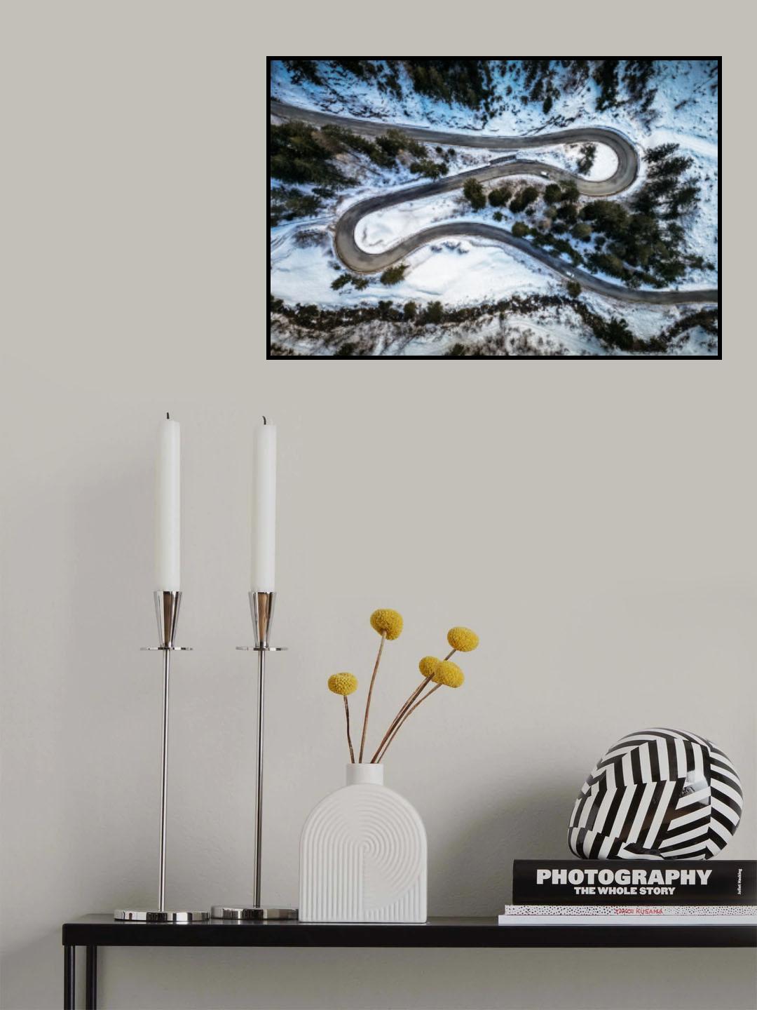 Winding road Poster och Canvastavla
