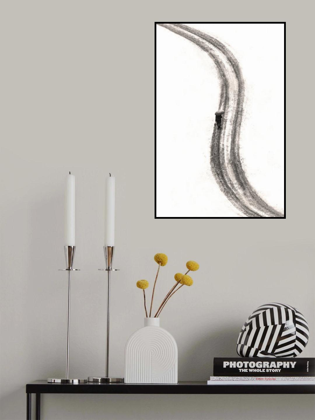 road Poster och Canvastavla