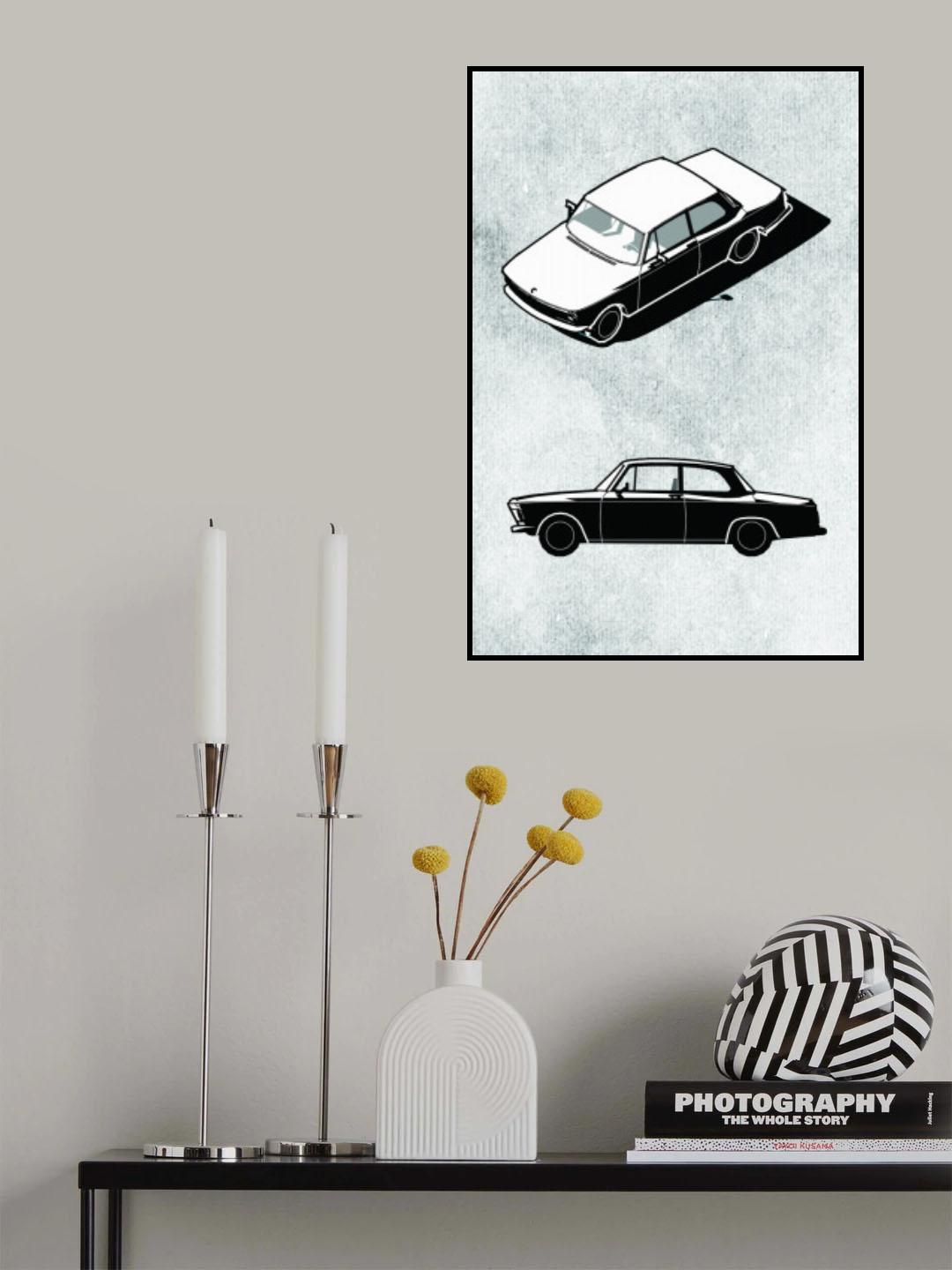 Minimal Car Series Ii Poster och Canvastavla