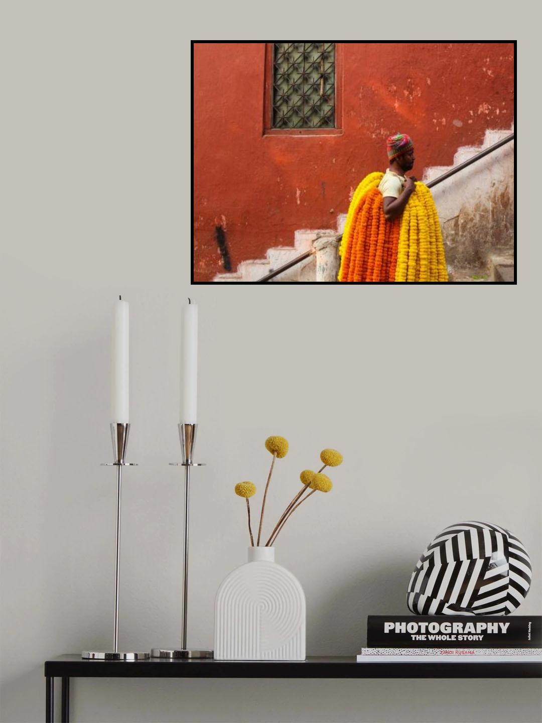 Flower-Man Poster och Canvastavla