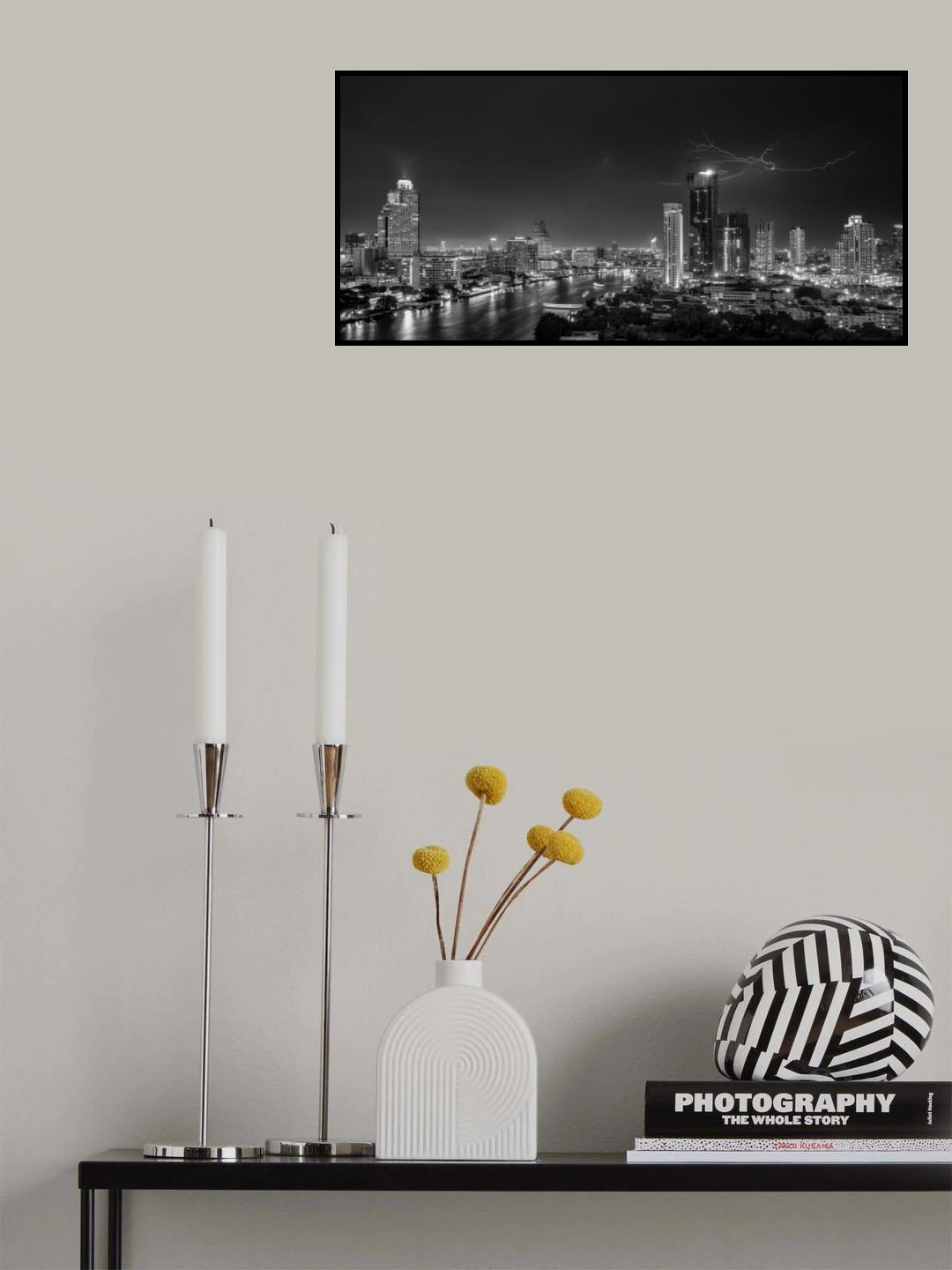Bangkok lightning Poster och Canvastavla