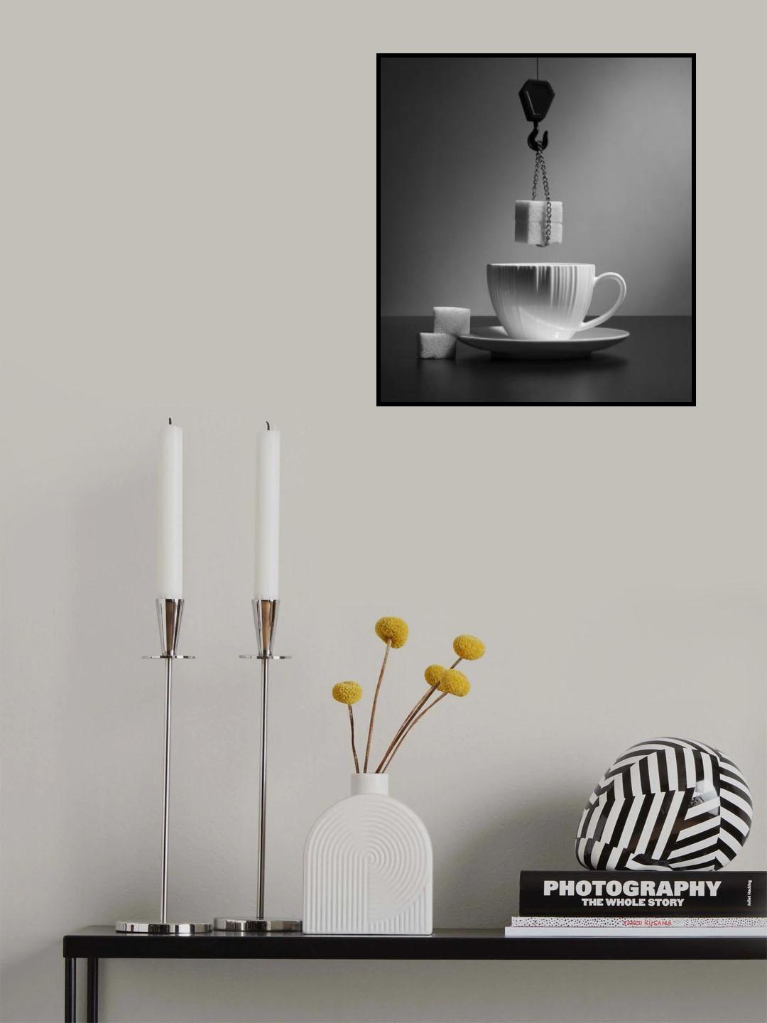 Two lumps of sugar. Or a cup of tea for the builder Poster och Canvastavla