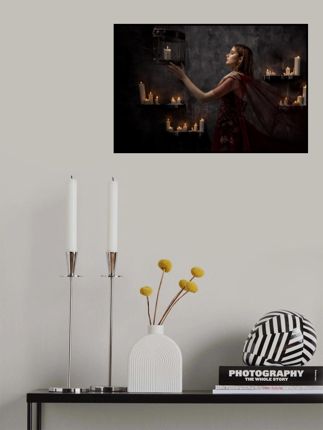 candle light Poster och Canvastavla