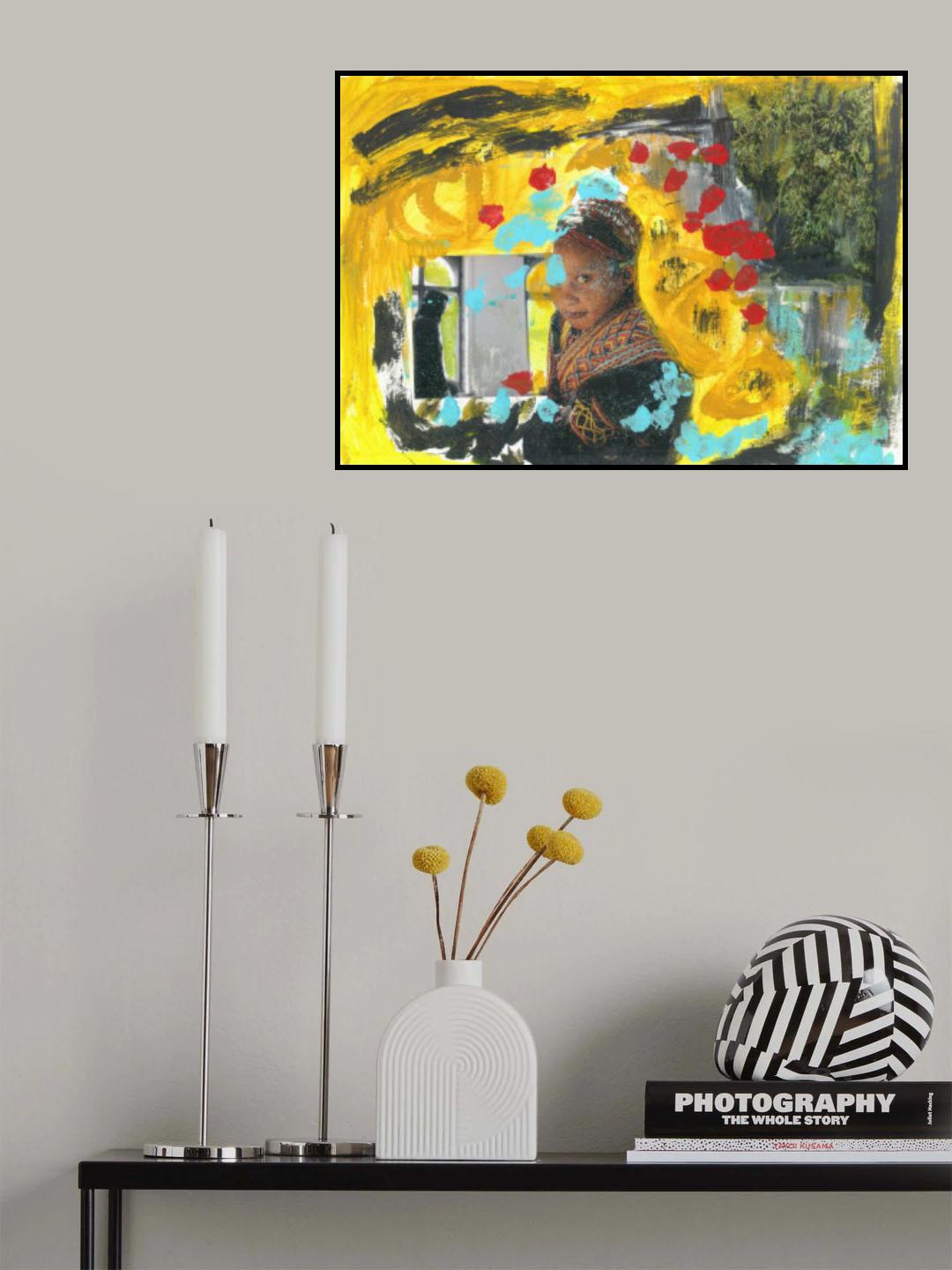 Paint my world Poster och Canvastavla