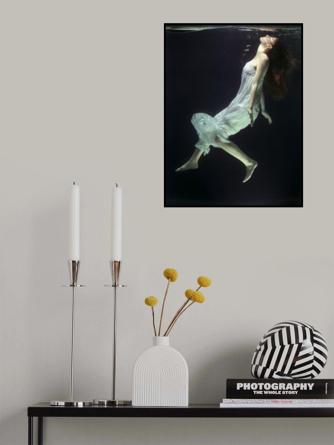 underwater artistic portrait shooting Poster och Canvastavla