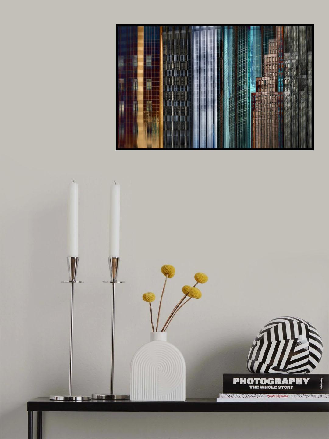 Graphic city Poster och Canvastavla