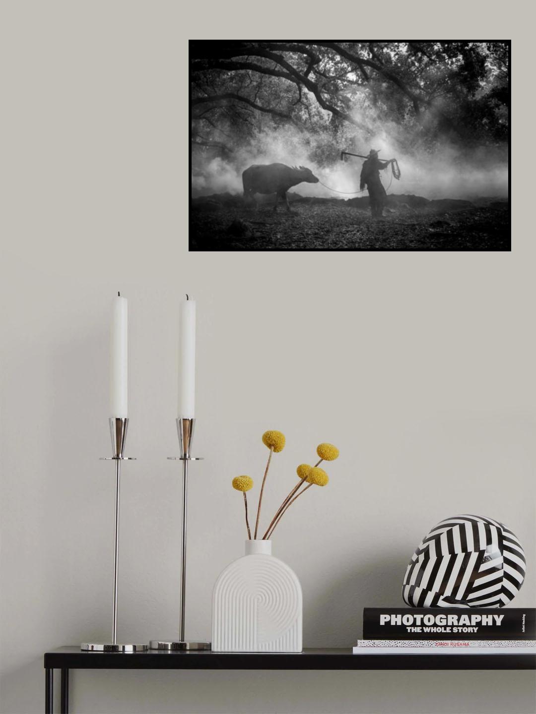 Go To Work Poster och Canvastavla