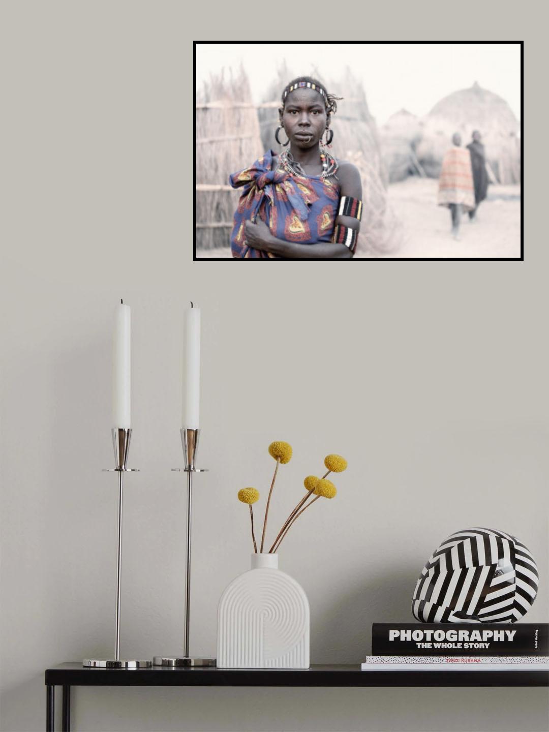 In a Jiye Village Poster och Canvastavla