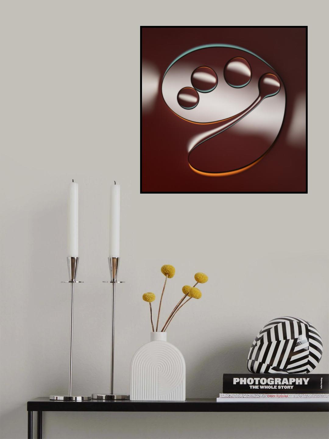 Oil and Water LD109C Poster och Canvastavla