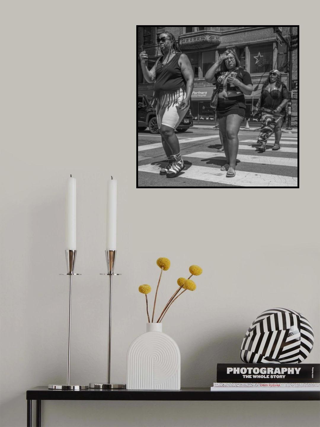 Sunny Crossing Poster och Canvastavla