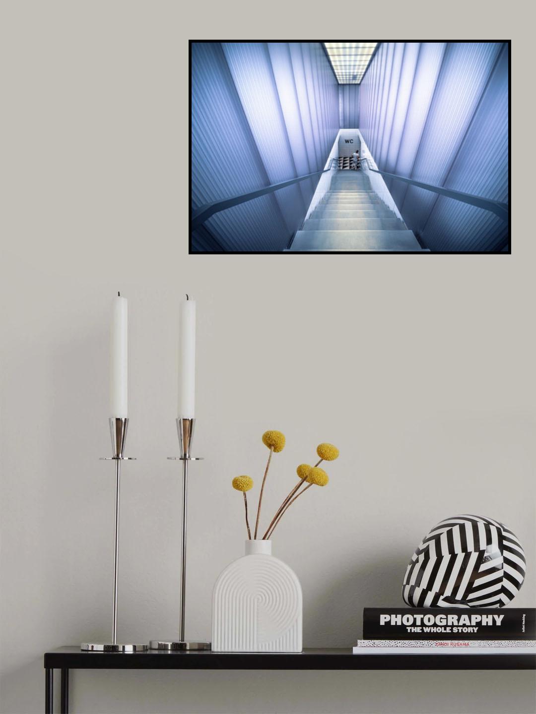 Descent to the toilet Poster och Canvastavla
