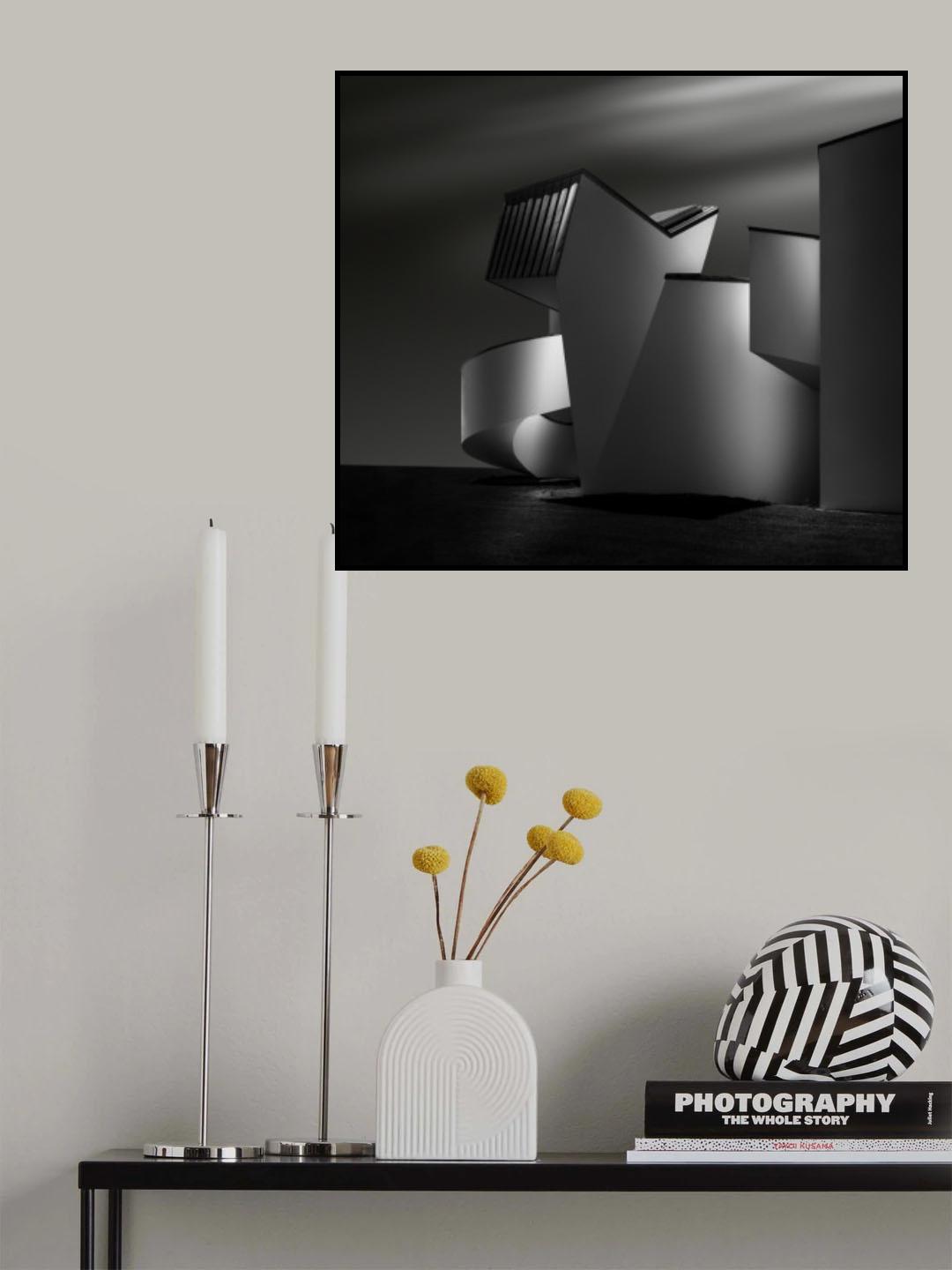 Circular staircase Poster och Canvastavla