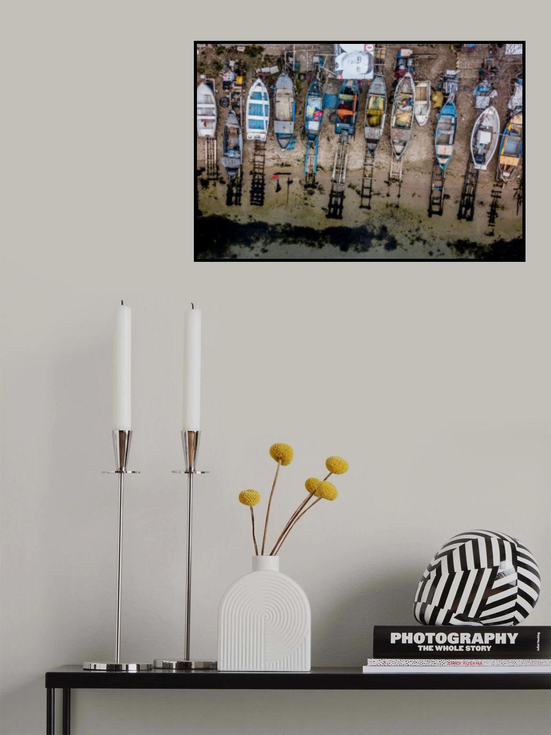 Boats Poster och Canvastavla