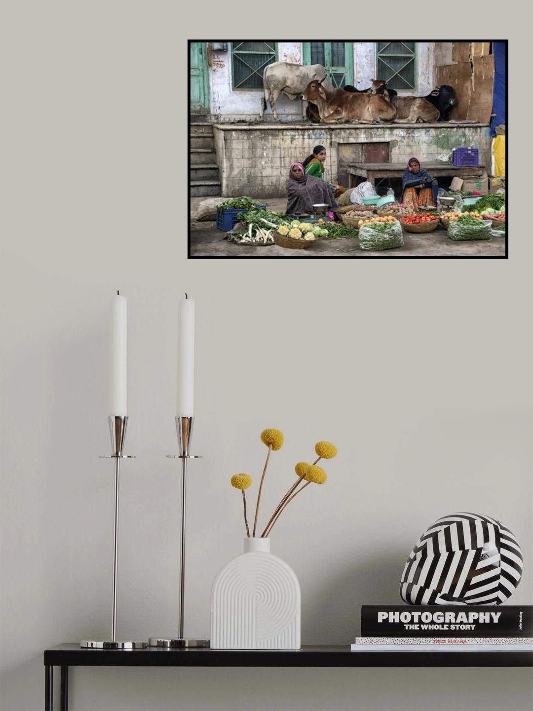 Two-tier market Poster och Canvastavla