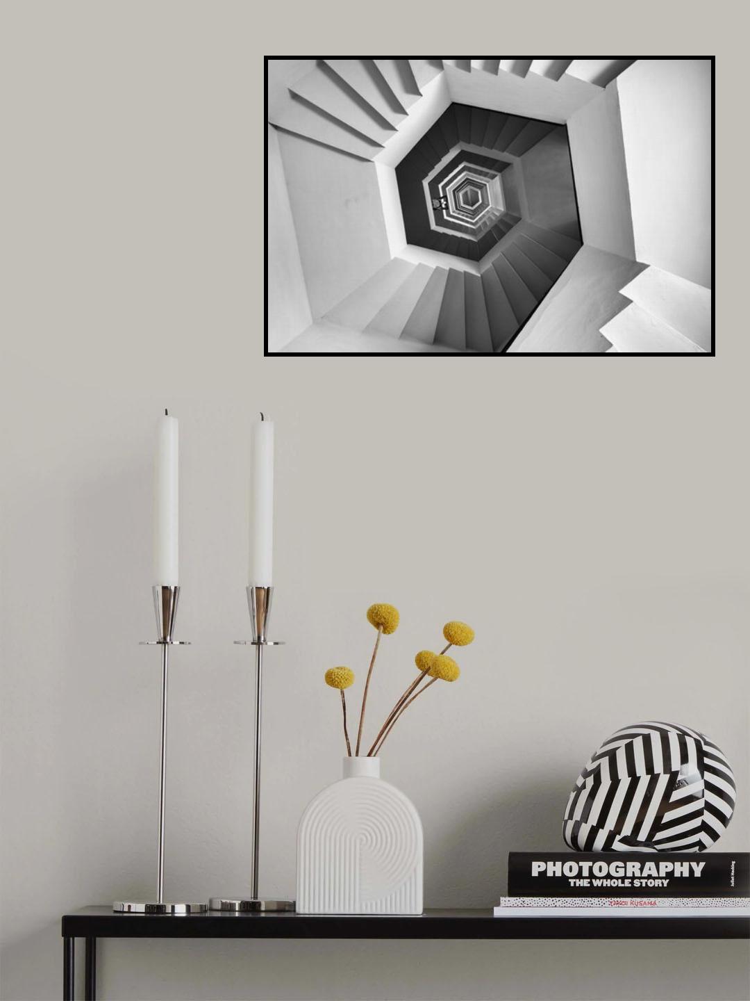 Illusive Geometry Poster och Canvastavla