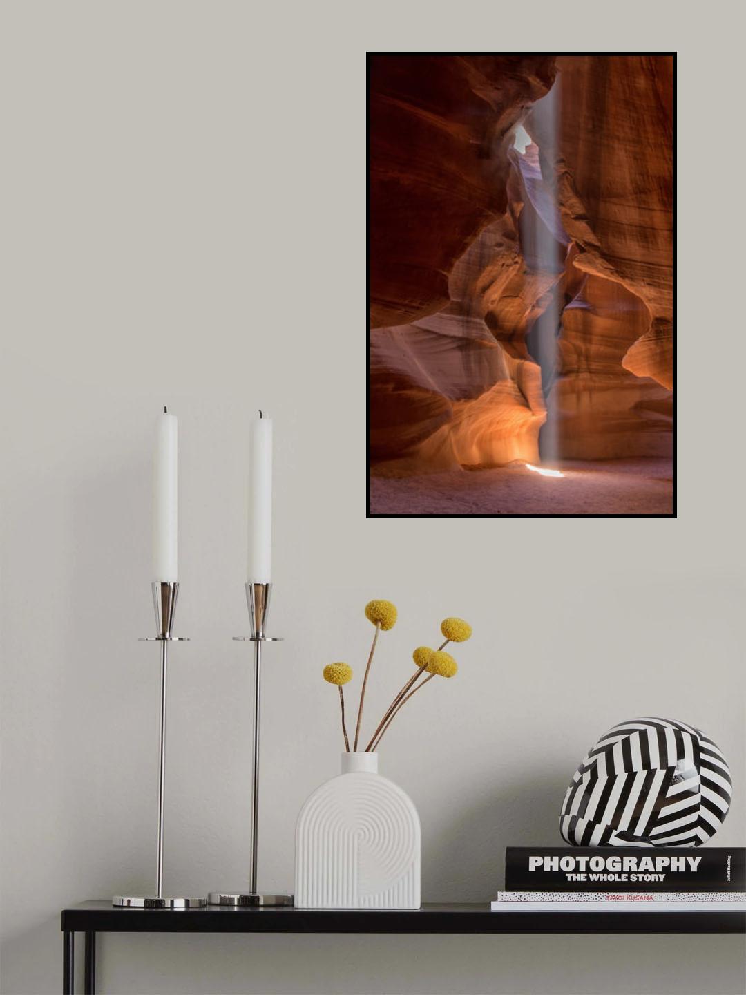 The Light Beam Poster och Canvastavla